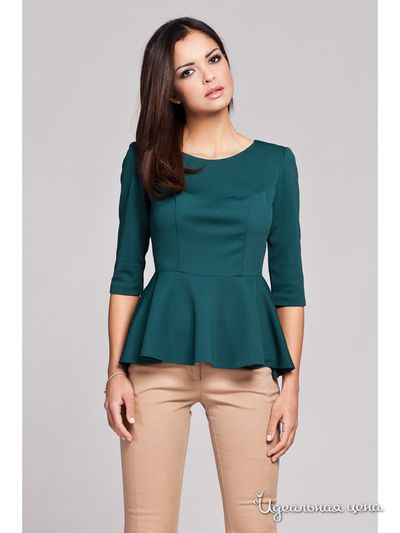 Блуза Figl, цвет зеленый