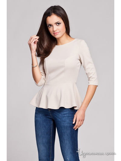 Блуза Figl, цвет бежевый