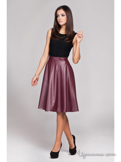 Юбка Figl, цвет бордовый