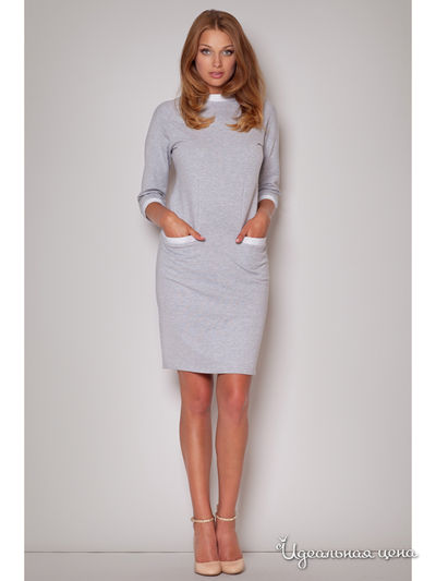 Платье Figl, цвет серый