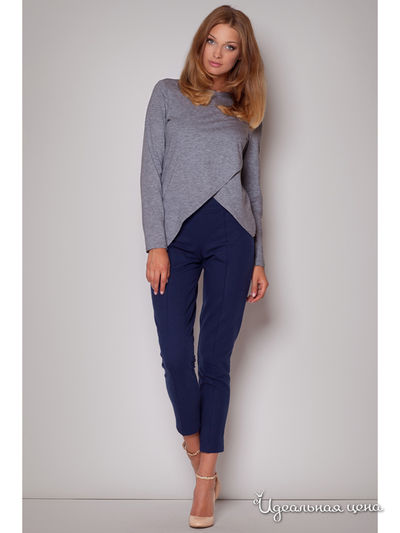 Блуза Figl, цвет серый