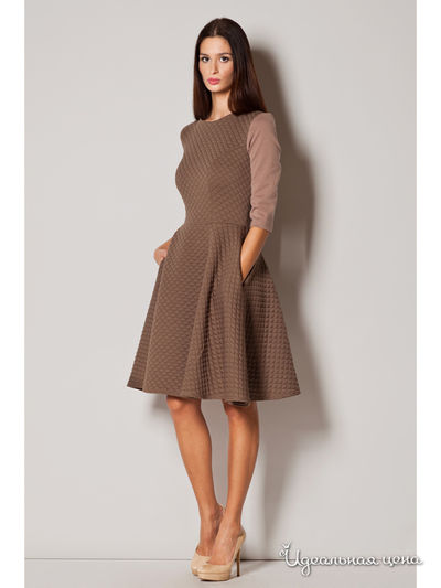 Платье Figl, цвет бежевый