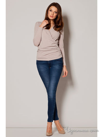 Блуза Figl, цвет бежевый