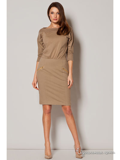 Платье Figl, цвет бежевый
