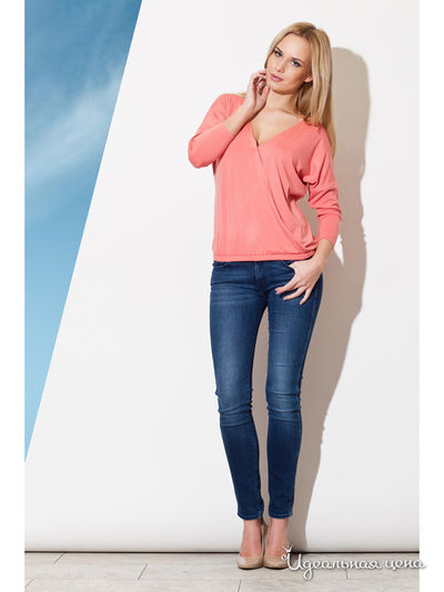 Блуза Figl, цвет коралловый