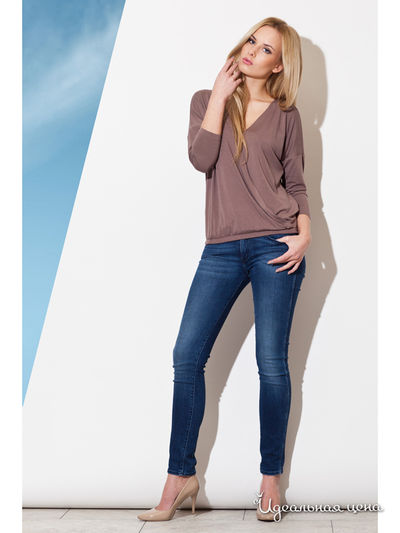 Блуза Figl, цвет коричневый