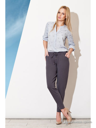Брюки Figl, цвет серый