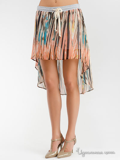 Юбка Imperial, цвет чёрный, коралловый, серый