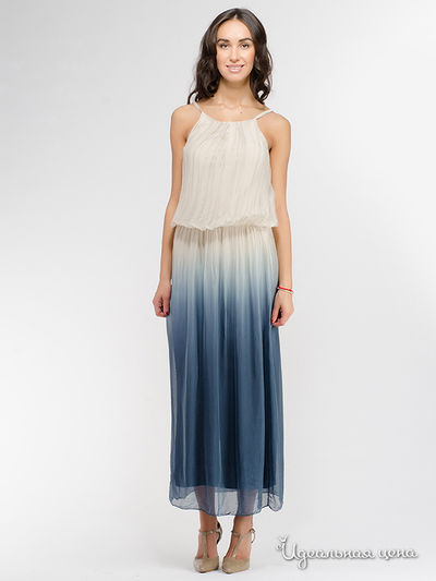 Сарафан Saxx, цвет бежевый, синий