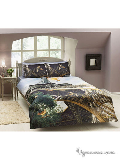 Комплект постельного белья двуспальный TAC, цвет мультиколор