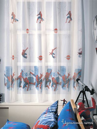 Шторы 300x265 см TAC, цвет голубой