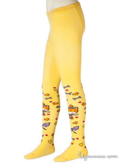 Колготки, 2 шт. Pattino, цвет желтый