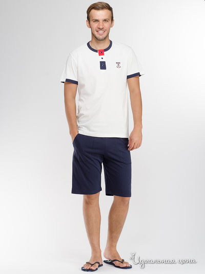 Комплект Denny's, цвет бежевый,  темно-синий