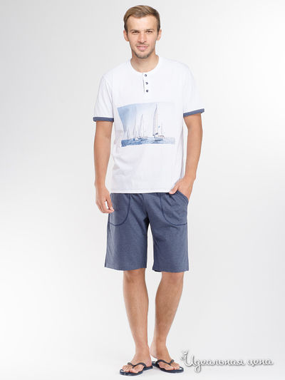 Комплект Denny's, цвет белый,  голубой