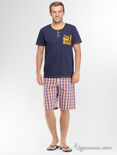 Комплект Denny's, цвет синий,  жёлтый