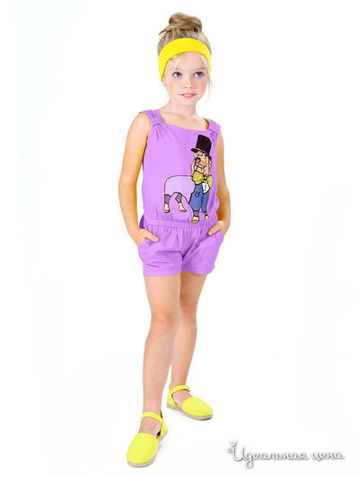 Комбинезон Маленькая Леди, цвет сиреневый