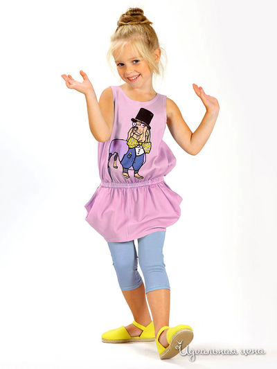 Леггинсы Маленькая Леди, цвет серый