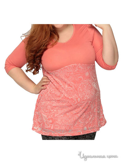 Блуза Maria Dagmar, цвет коралловый