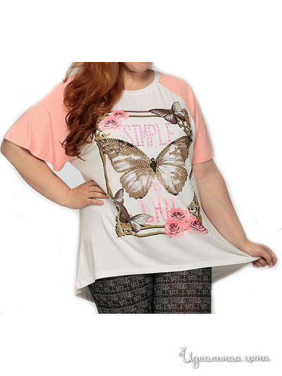 Туника Maria Dagmar, цвет белый, розовый