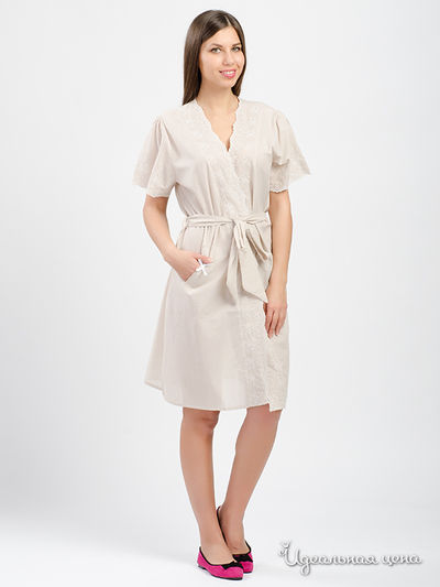 Халат Aqua, цвет бежевый