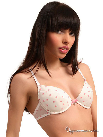 Бюстгальтер 6 Style, цвет белый, красный