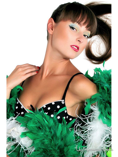 Бюстгальтер 6 Style, цвет черный, белый