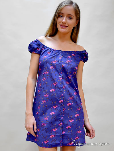 Халат 6 Style, цвет темно-синий