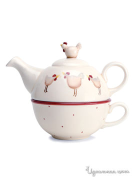 Набор: чайник и чашка David Mason Design, цвет мультиколор