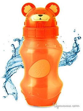 Бутылка питьевая Cool gear, цвет оранжевый, объем 375 мл