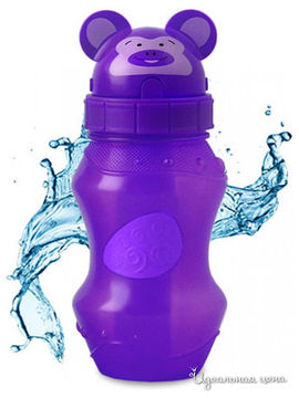 Бутылка питьевая Cool gear, цвет фиолетовый, объем 375 мл