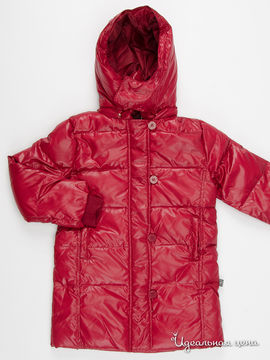 Пальто Quadri foglio детское, цвет красный
