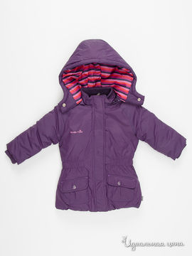 Куртка Quadri foglio для девочки, цвет фиолетовый