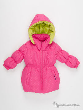 Куртка Quadri foglio для девочки, цвет розовый