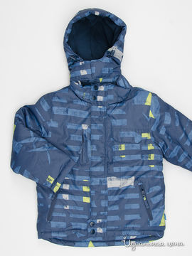 Куртка Quadri foglio для мальчика, цвет голубой