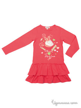 Платье PlayToday для девочки, цвет коралловый