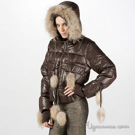 Куртка Lux Mix женская, цвет темно-коричневый