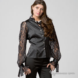 Блузка Lussotico женская, цвет черный