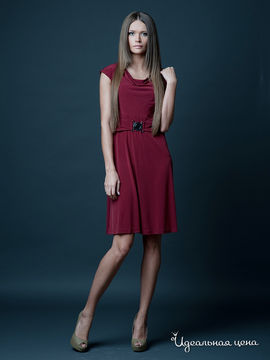 Платье Vera fashion, цвет бордовый
