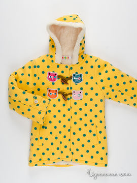 Куртка SAGOKIDS для девочки, цвет желтый