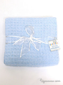 Одеяло, 72х84 Softtouch детское, цвет голубой