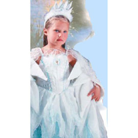 Костюм карнавальный Christy's "СНЕЖНАЯ КОРОЛЕВА" для девочки, цвет небесно-голубой