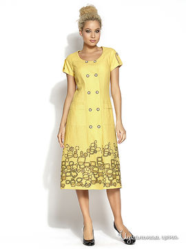 Платье D'IMMA, цвет желтый