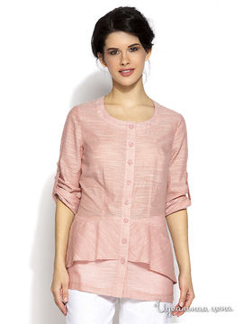 Блуза D'IMMA, цвет розовый