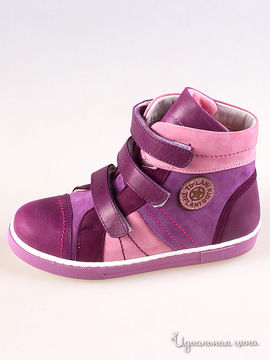 Ботинки Tiflani для девочки, цвет розовый, фиолетовый