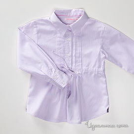 Рубашка Petit Patapon для девочки, цвет светло-фиолетовый