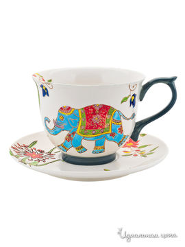 Чашка с блюдцем, 450 мл Elff Ceramics, цвет мультиколор