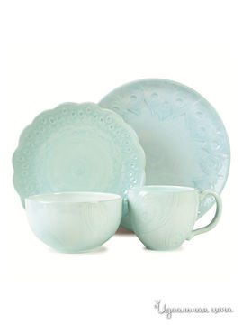 Набор посуды, 4 предмета Elff Ceramics, цвет мультиколор