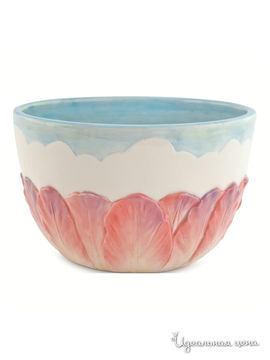 Чаша, 4 шт Elff Ceramics, цвет голубой, белый, розовый