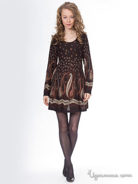 Платье Ada Gatti, цвет коричневый
