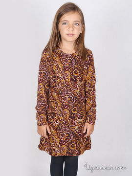 Платье Ada Gatti для девочки, цвет коричневый